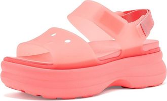 Crocs Soho Y Strap Sandals Womens Dress Sandals Frosted Guava : 11 M, Synthetic