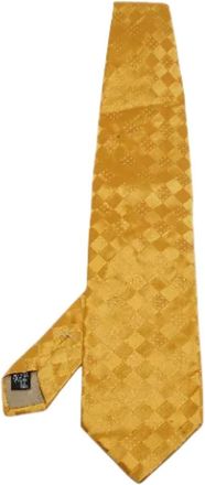 Armani Pre-owned Silk home-office - Dames - Vintage Accessoires - Geel - ONE Size - Vintage