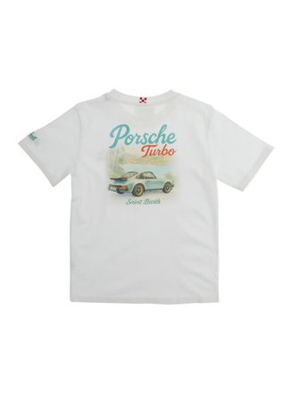 MC2 Saint Barth Logo-Printed Cotton T-Shirt - White
