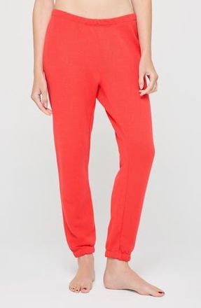 Spiritual Gangster Love Heart Luna Sweatpants in Poppy at Nordstrom Rack, Size X-Large