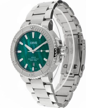 Oris 73377304137-0782405Peb - X Bracenet - Heren - Horloges - Groen - ONE Size - Accessoires
