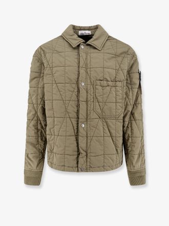 Stone Island Cotton Nylon Tela Quilted-TC Jacket - STONE ISLAND - gender_Man