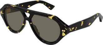 Bottega Veneta Bv 1485S Zonnebril - unisex - Zonnebrillen - Bruin - 56 MM - Accessoires