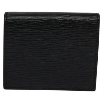 Ferragamo Pre-owned Wallets, female, Black, Size: ONE SIZE Pre-owned Leather Wallet