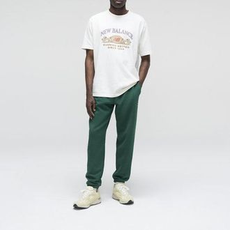 New Balance Uomo Made in USA S226 Graphic T-Shirt in Bianco, Jersey di Cotone, Taglia 2XL