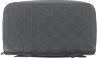 Louis Vuitton Pre-owned Wallets, male, Black, Size: ONE SIZE Pre-owned Damier Infini Long wallet (bi-fold)