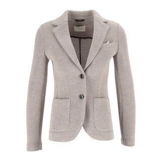 Circolo 1901 Giacca slim in lana vergine - - Jackets - Donna - Marrone - L