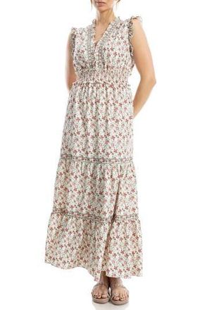 Max Studio ボーダー半袖シャツドレス MAX STUDIO Short Sleeve Maxi Shirtdress | Nordstromrack