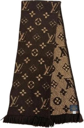 Louis Vuitton Pre-owned Vintage Stole - Dames - Vintage Accessoires - Bruin - ONE Size - Wol - Vintage