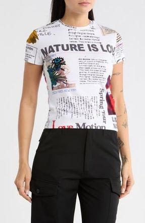 Desigual Graphic T-Shirt in White at Nordstrom Rack, Size X-Small