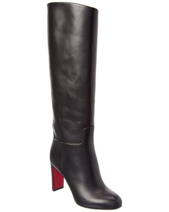 Christian Louboutin Loo Botta 85 Leather Knee-High Boot
