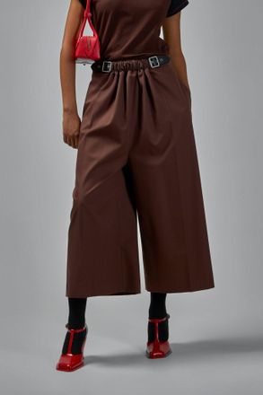 Loewe Cropped Belted Trousers