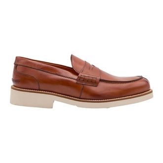Exton Schoenen, Heren, Bruin, 43 EU, Leer, Lage schoenen