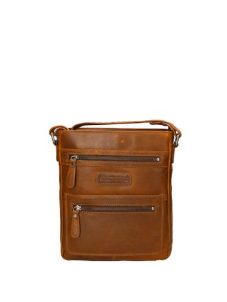 Hill Burry schoudertas COGNAC