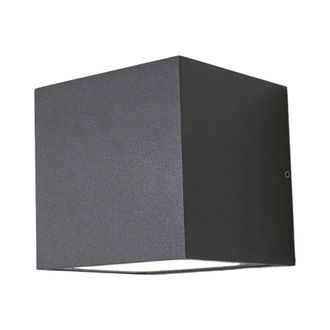 Lucande Lucande L&aacute;mpara De Pared Led Exterior merjem En Gris Aluminio