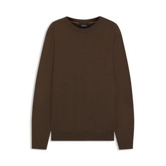 BOSS Knitted sweater in wool, silk and cashmere