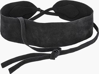 Lascana Wide Suede Belt in Black at Nordstrom, Size Medium