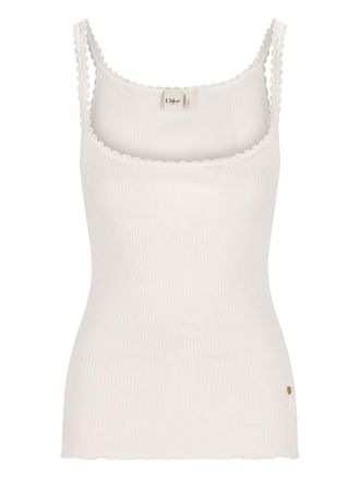 Chloé Cotton Tank Top