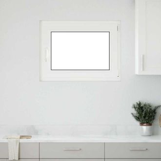 vidaXL Vidaxl - Ventana De S&oacute;tano risor 80x60 Cm Oscilobatiente Din Derecha Antracita