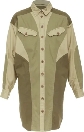 Isabel Marant Etoile patchwork shirt dress