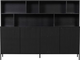 Woood Buffet »Gravu« viel Stauraum, Push-to-Open Funktion, H 150 cm x B 200 cm