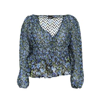 Desigual Bloemendesshirts Blouse met Gerimpelde Taille