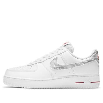 Nike Air Force 1 Low Topography Pack - White University Red DH3941-100