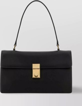 Prada na calf leather shoulder bag