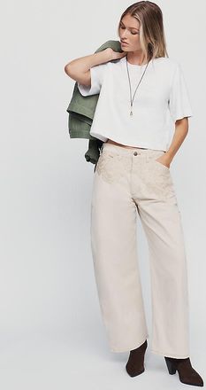 Pilcro Kayden High Rise Barrel Leg Utility Pants
