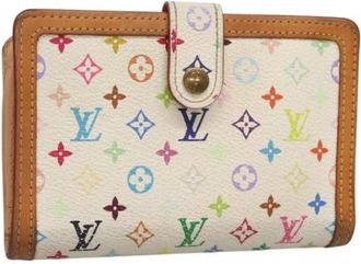 Louis Vuitton Pre-owned Wallets, female, Multicolor, Size: ONE SIZE Pre-owned Canvas Wallet
