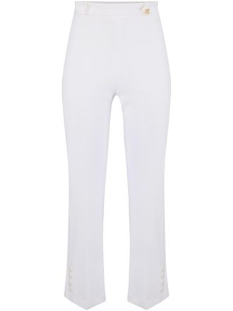 Elisabetta Franchi Tailored Cropped Trousers with Subtle Seam Detailing