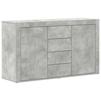 Berkfield Home Sideboard Concrete Grey Engineered Wood 120 x 36 x 69 cm Storage