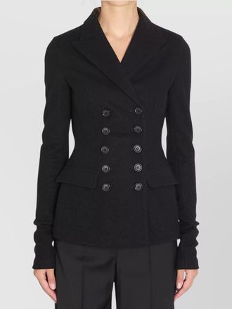 Dolce & Gabbana virgin wool slim-fit double-breasted blazer