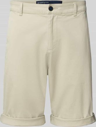 Tom Tailor Denim Regular Fit Bermudas aus Baumwoll-Mix in Beige, Größe XXL