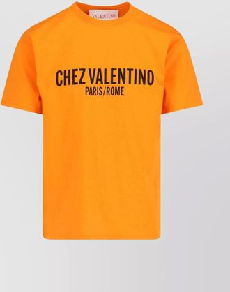 Valentino cotton logo print short-sleeve t-shirt