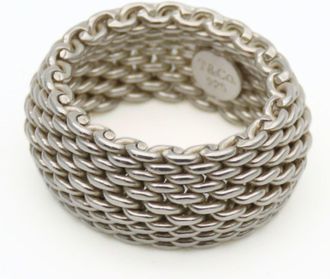 Tiffany & Co. Silver Silver 925 Band Ring (Pre-Owned)