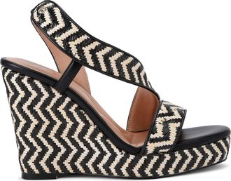 Carvela Womens Gala Capri Wedge 110 Heels - Black Fabric - Size UK 3