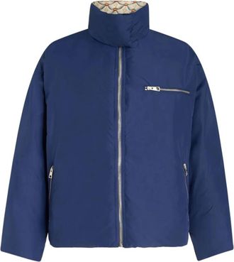 Etro Gewatteerd Jasje - Dames - Zomerjassen - Blauw - XS - Polyester - Jassen