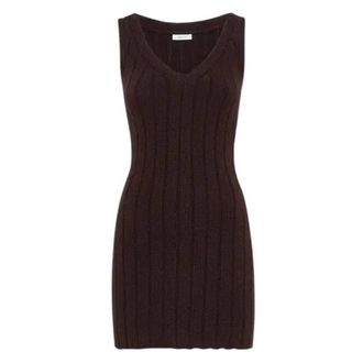 Ferragamo Knitted Sleeveless Mini Dress, Size X-Large