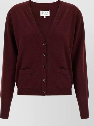 Maison Margiela virgin wool cardigan