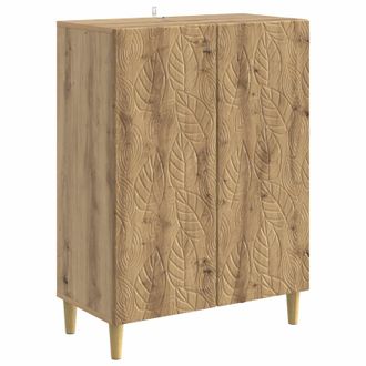 vidaXL Aparador Roble Artisan 66 X 34,5 X 90 Cm Madera De Ingenier&iacute;a Vidaxl