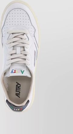 Autry white leather medalist sneakers