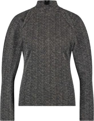Ibana Tracila Grijze Top - Dames - Longsleeves - Grijs - 2XL - Katoen - Tops