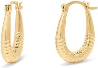 Brook & York Rory Textured Hoop Earrings in Gold at Nordstrom Rack