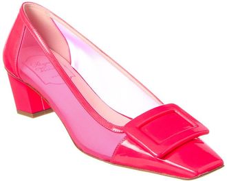 Roger Vivier Mesh & Leather Pump