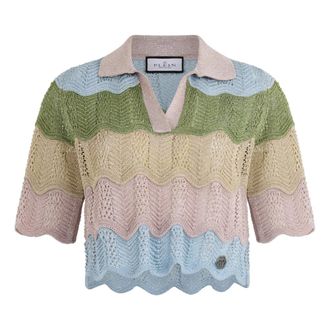 Philipp Plein Donna, Maglie, Multicolore, M, new