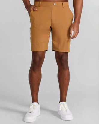 Redvanly Mens Hanover 9 Pull-On Short In Espresso