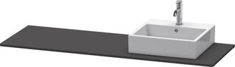 Duravit Console Duravit Xsquare, 1 D&eacute;coupe &Agrave; Droite, 1600x16x550mm