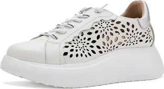 Wonders A-3641 Womens Shoes Wild Off/Max Plata : 6.5 M, Leather