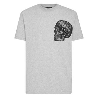 Philipp Plein Heren, Tops, Grijs, Maat: 3XL Katoen